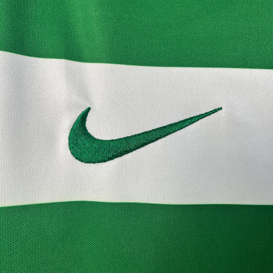 Camisa Sporting Home 25/26 Torcedor Nike Masculina - Verde e Branca