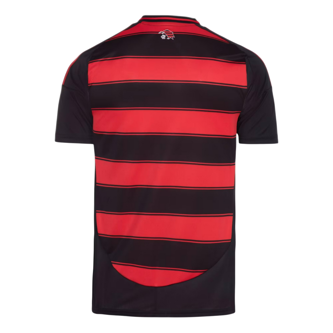 Camisa Flamengo Home 25/26 s/n° Torcedor Adidas Masculina - Vermelha e Preta