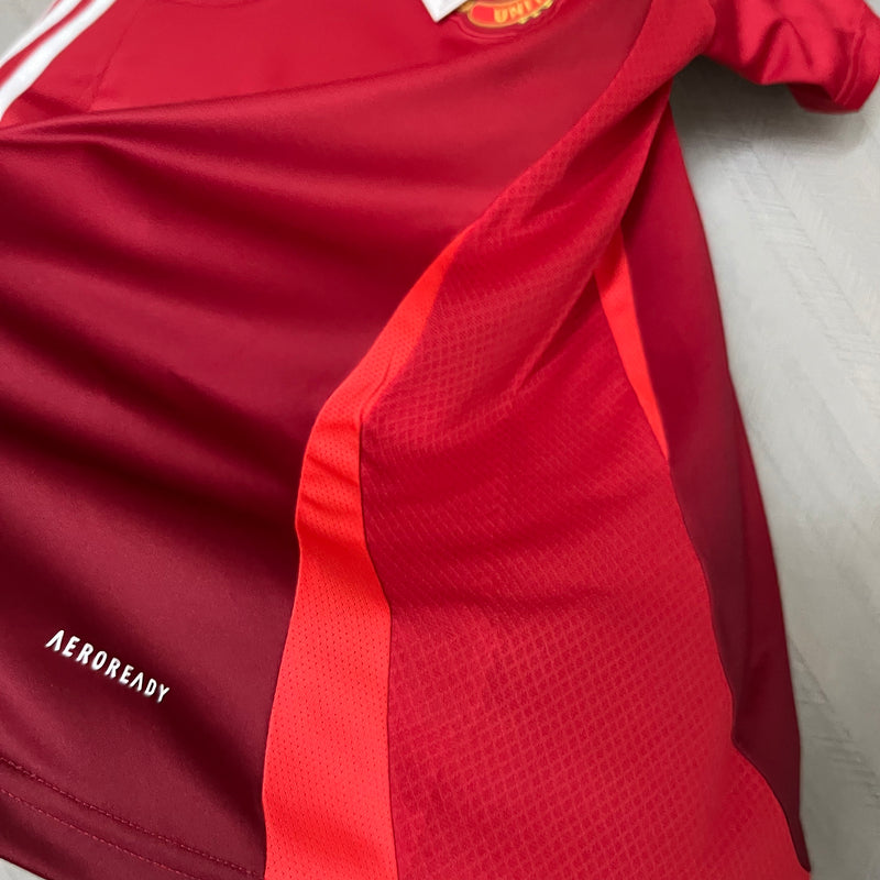 Camisa Manchester United Home 24/25 s/n° Torcedor Adidas Masculina - Vermelha