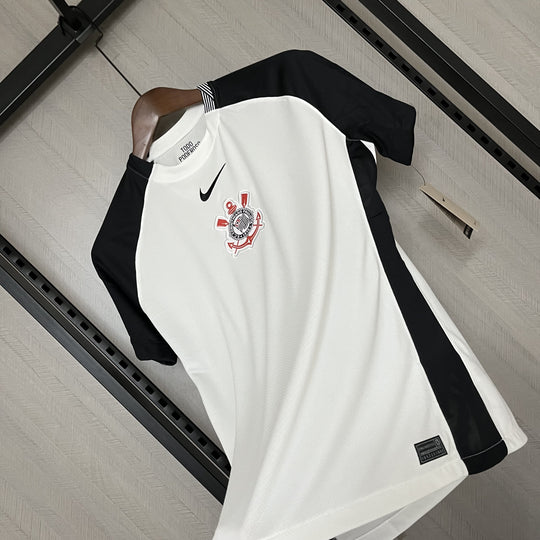 Camisa Corinthians Home 25/26 Torcedor Nike Feminina - Branca