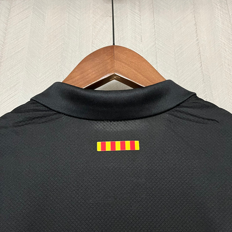 Camisa Barcelona Away 24/25 s/n° Torcedor Masculino - Preto