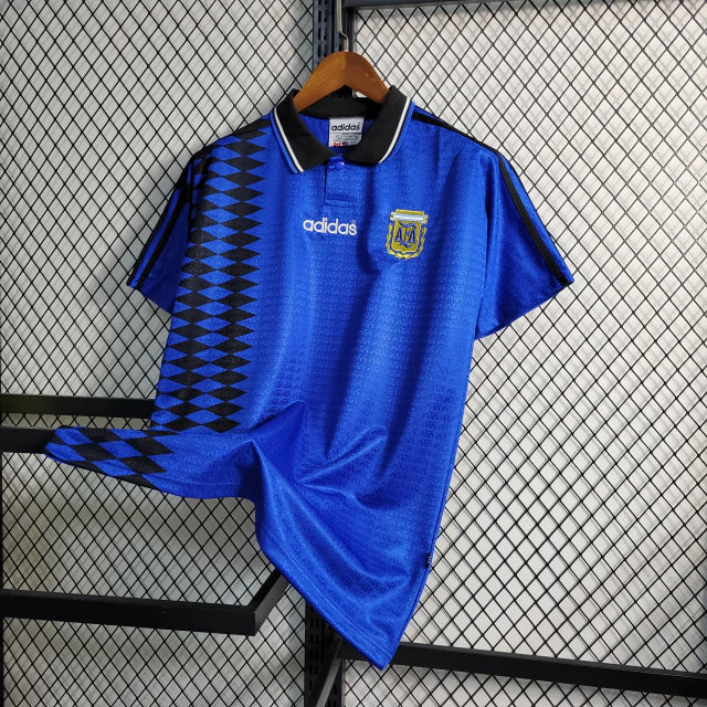 Adidas Men's 1994/95 Argentina Special Retro Shirt Navy Blue