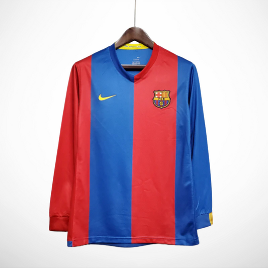 Camisa Barcelona Titular 06/07 - Versão Retro Manga Longa