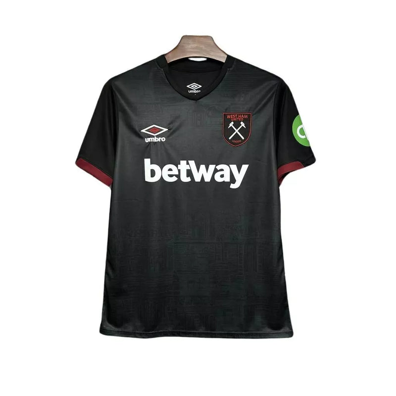 Camisa West Ham Third 24/25 s/n° Torcedor Umbro Masculina - Preta