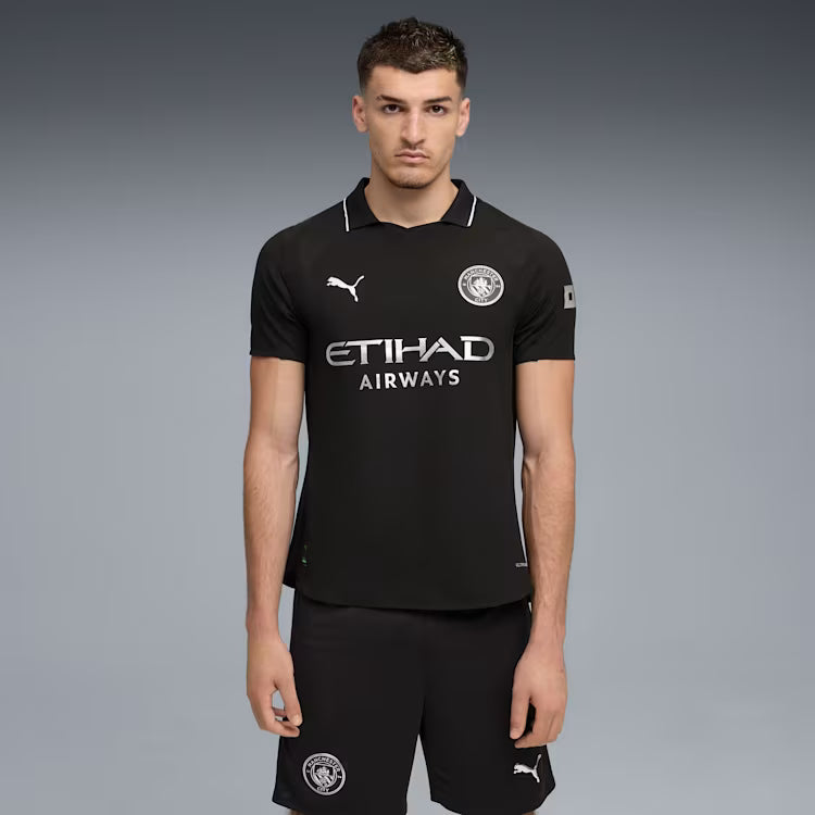 Camisa Manchester City Away 25/26 Jogador Puma Masculina - Preta