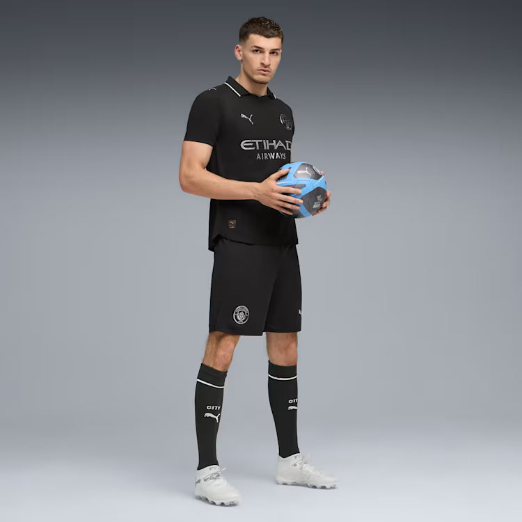 Camisa Manchester City Away 25/26 Jogador Puma Masculina - Preta