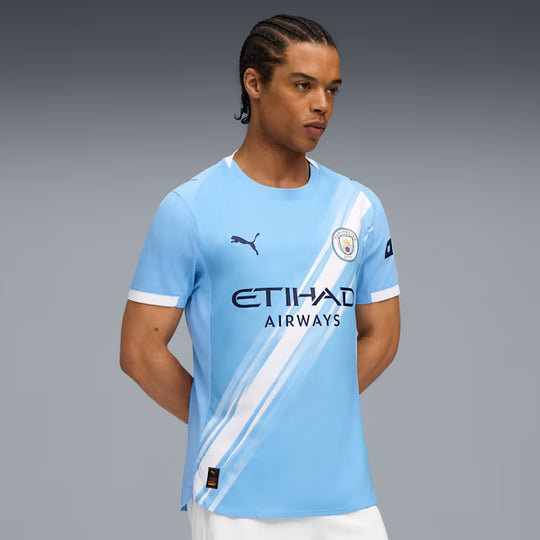 Camisa Manchester City Home 25/26 Jogador Puma Masculina - Azul
