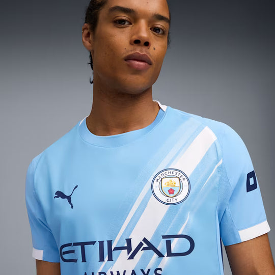 Camisa Manchester City Home 25/26 Jogador Puma Masculina - Azul