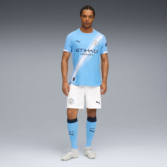 Camisa Manchester City Home 25/26 Jogador Puma Masculina - Azul