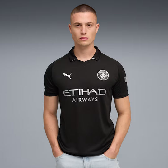 Camisa Manchester City Away 25/26 Torcedor Puma Masculina - Preta