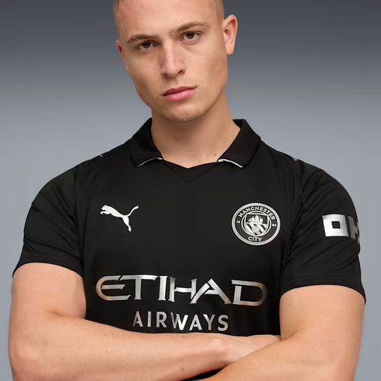Camisa Manchester City Away 25/26 Torcedor Puma Masculina - Preta