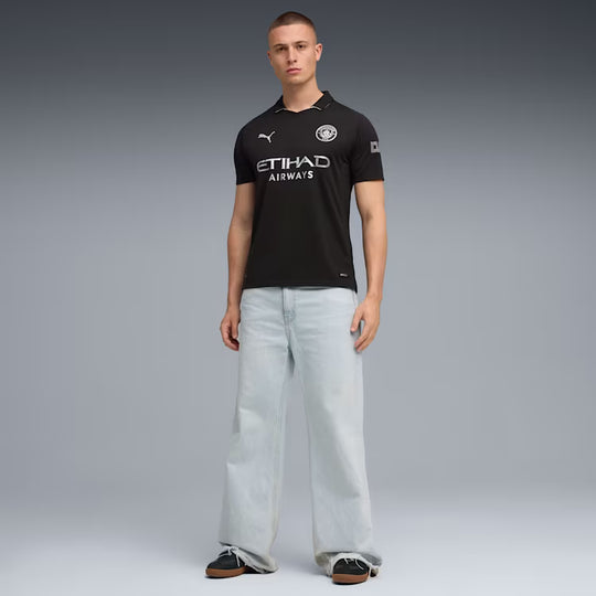 Camisa Manchester City Away 25/26 Torcedor Puma Masculina - Preta