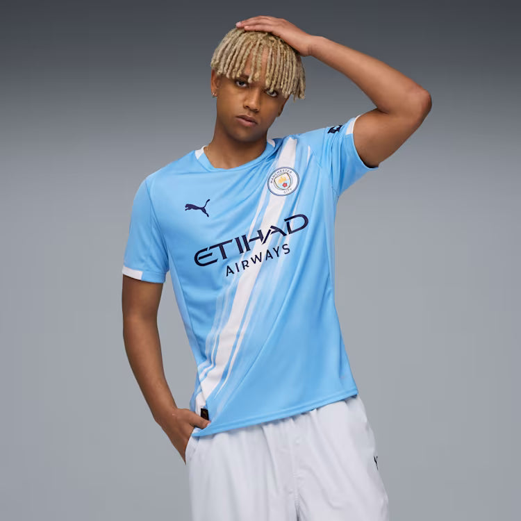 Camisa Manchester City Home 25/26 Torcedor Puma Masculina - Azul Claro