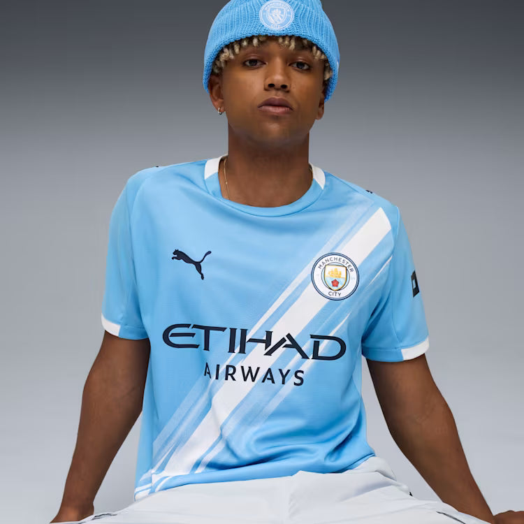 Camisa Manchester City Home 25/26 Torcedor Puma Masculina - Azul Claro
