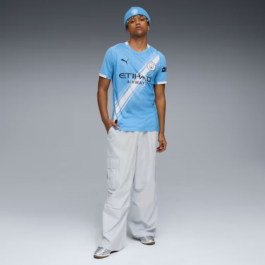 Camisa Manchester City Home 25/26 Torcedor Puma Masculina - Azul Claro