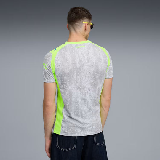 Camisa Manchester City Away 25/26 Torcedor Puma Masculina - Cinza e Verde