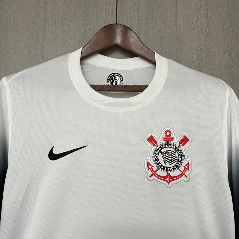 Camisa Corinthians Home 24/25 s/n° Torcedor Nike Masculino - Branca