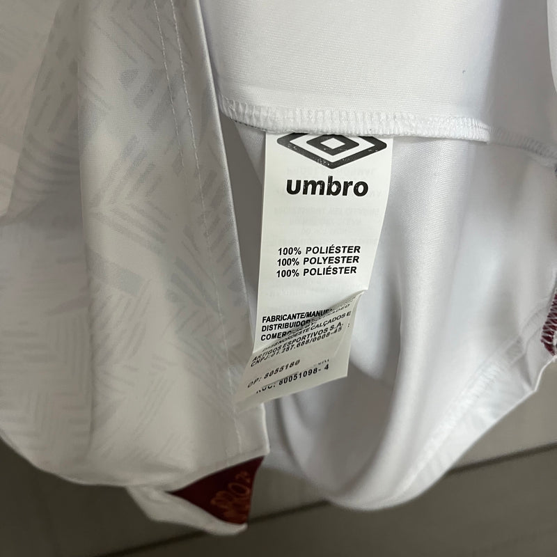 Camisa West Ham Away 24/25 s/n° Torcedor Umbro Masculina - Branca