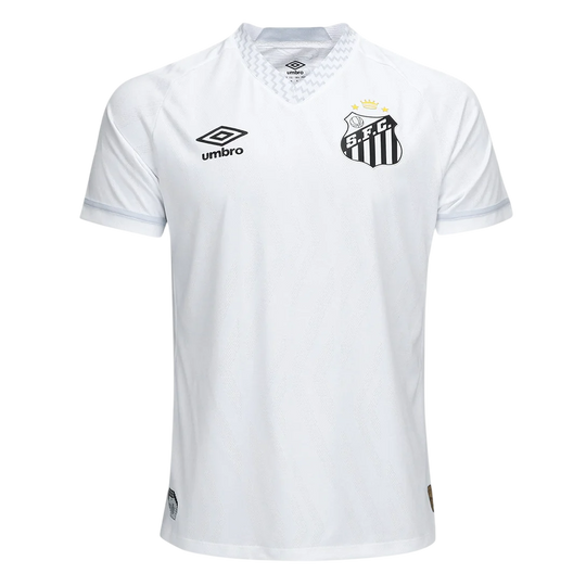 Camisa Santos Home 25/26 Jogador Umbro Masculina - Branca