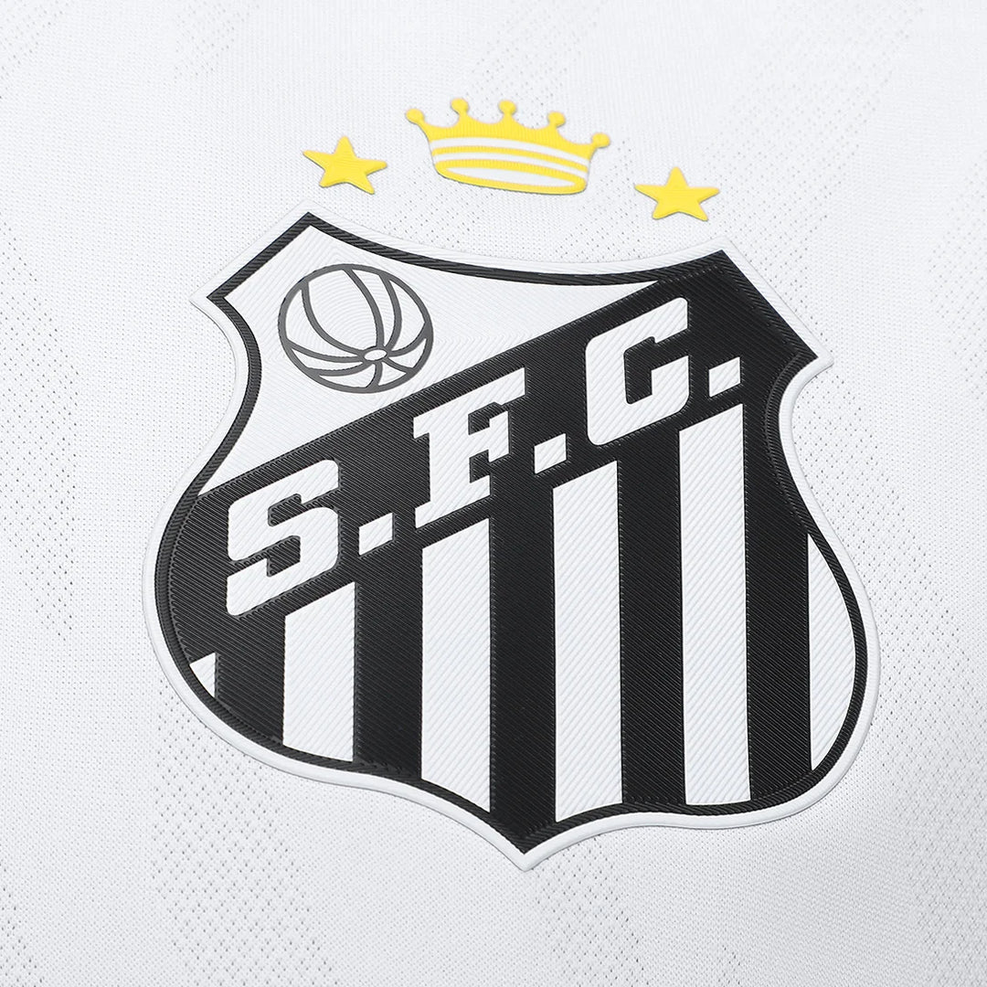 Camisa Santos Home 25/26 Jogador Umbro Masculina - Branca