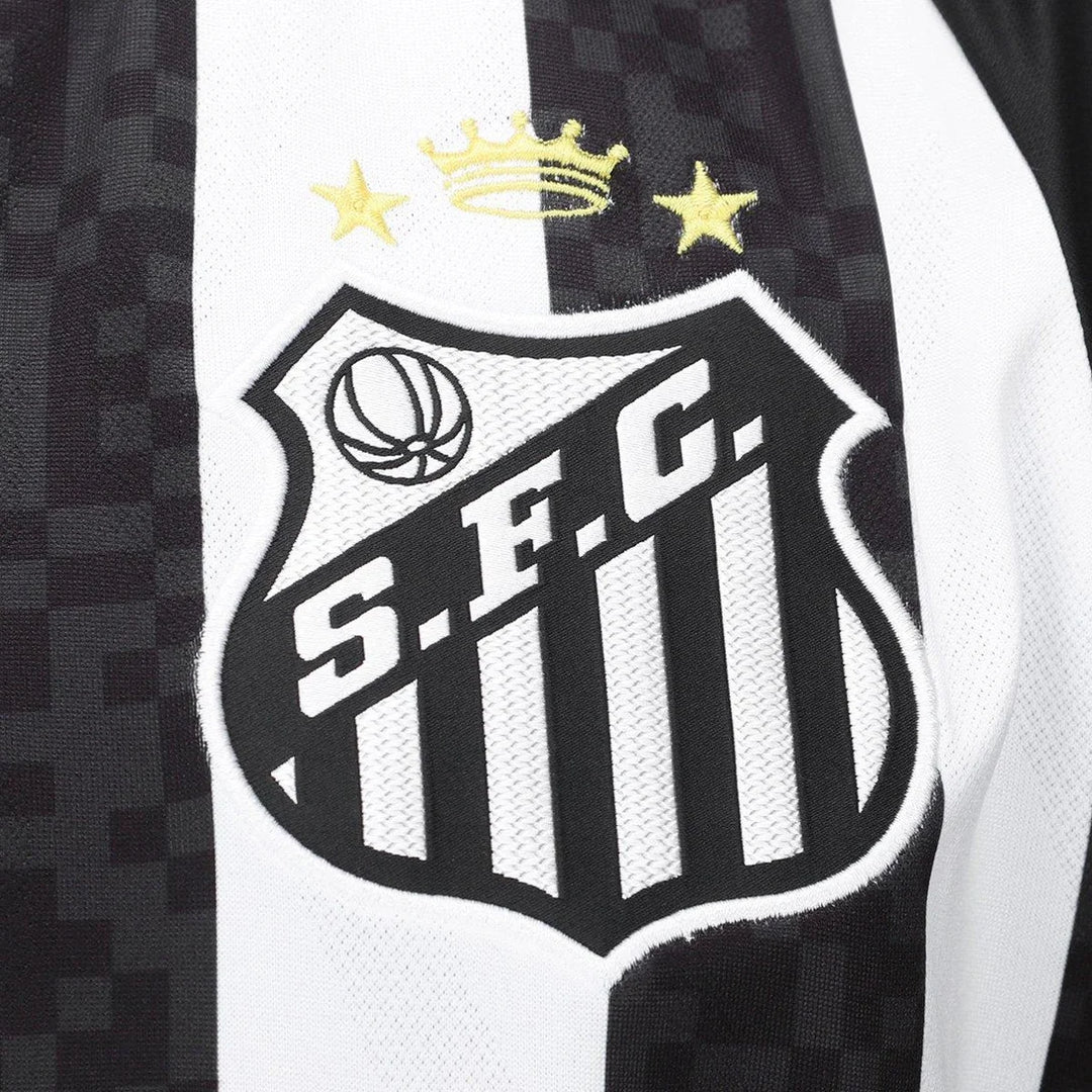 Camisa Santos Away 25/26 Torcedor Umbro Masculina - Preta e Branca
