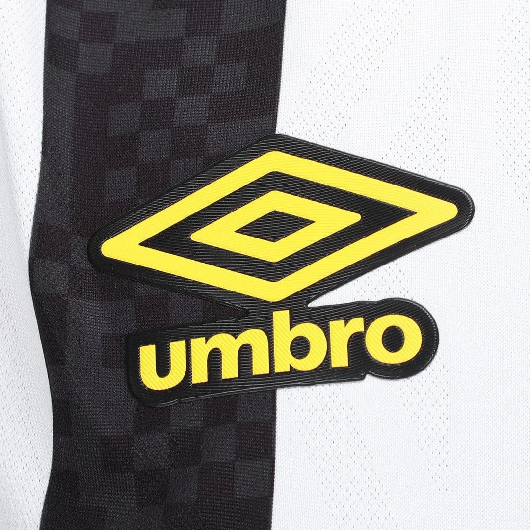 Camisa Santos Away 25/26 Torcedor Umbro Masculina - Preta e Branca