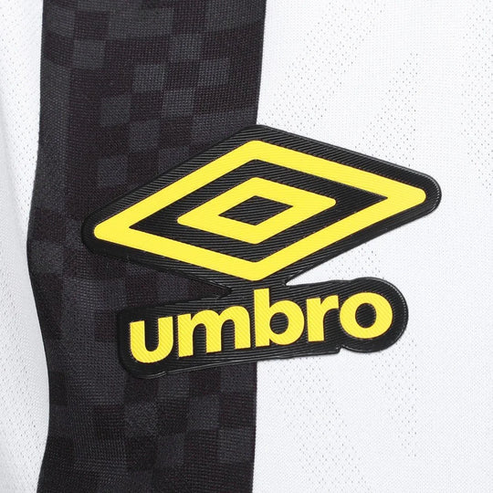 Camisa Santos Away 25/26 Torcedor Umbro Masculina - Preta e Branca