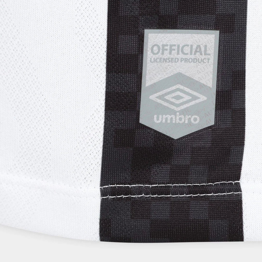 Camisa Santos Away 25/26 Torcedor Umbro Masculina - Preta e Branca