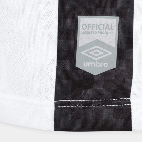 Camisa Santos Away 25/26 Torcedor Umbro Masculina - Preta e Branca