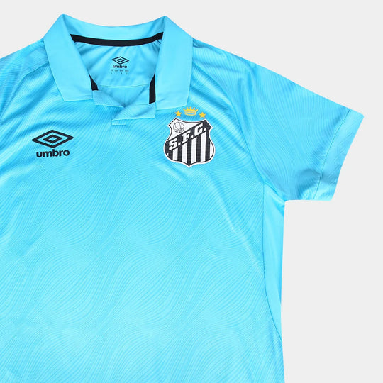 Camisa Santos Third 25/26 Jogador Umbro Masculina - Azul