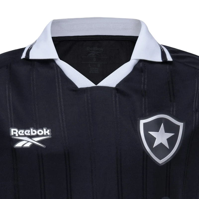 Camisa Botafogo Away 25/26 s/n° Torcedor Reebok Masculina - Preta