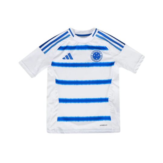 Conjunto Infantil Cruzeiro Away 25/26 Adidas - Branca