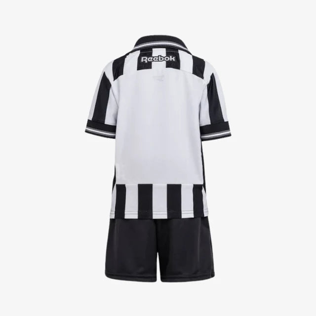 Conjunto Infantil Botafogo Home 25/26 Reebok - Preta e Branca