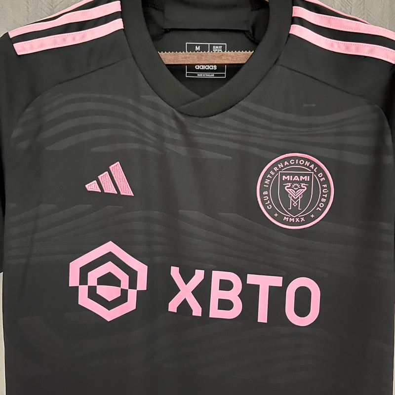 Camisa Inter Miami Home 23/24 Torcedor Adidas Masculina - Preta