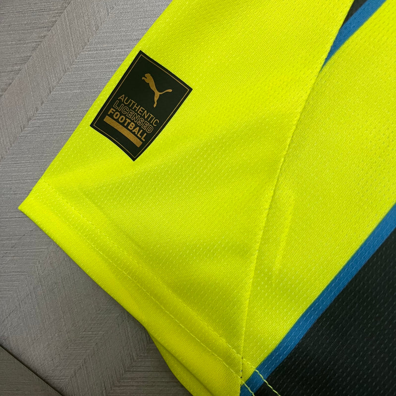 Camisa Manchester City Away 24/25 Torcedor Puma Masculina - Azul e Amarela
