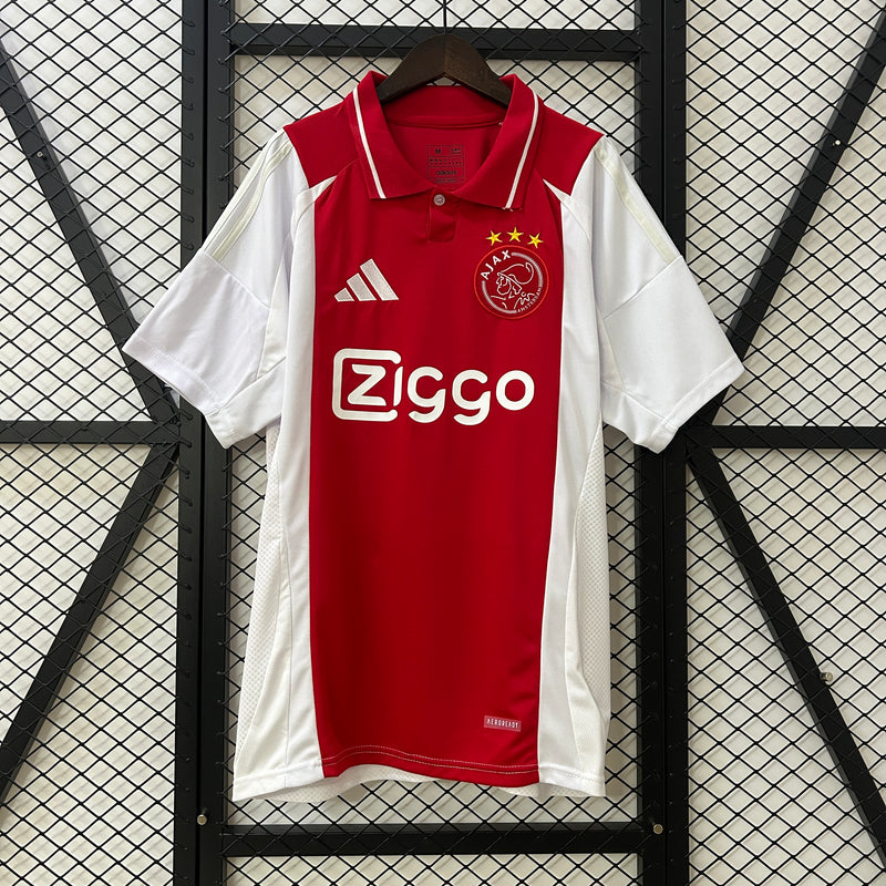 Camisa Ajax Home 24/25 Torcedor Adidas Masculina - Branca