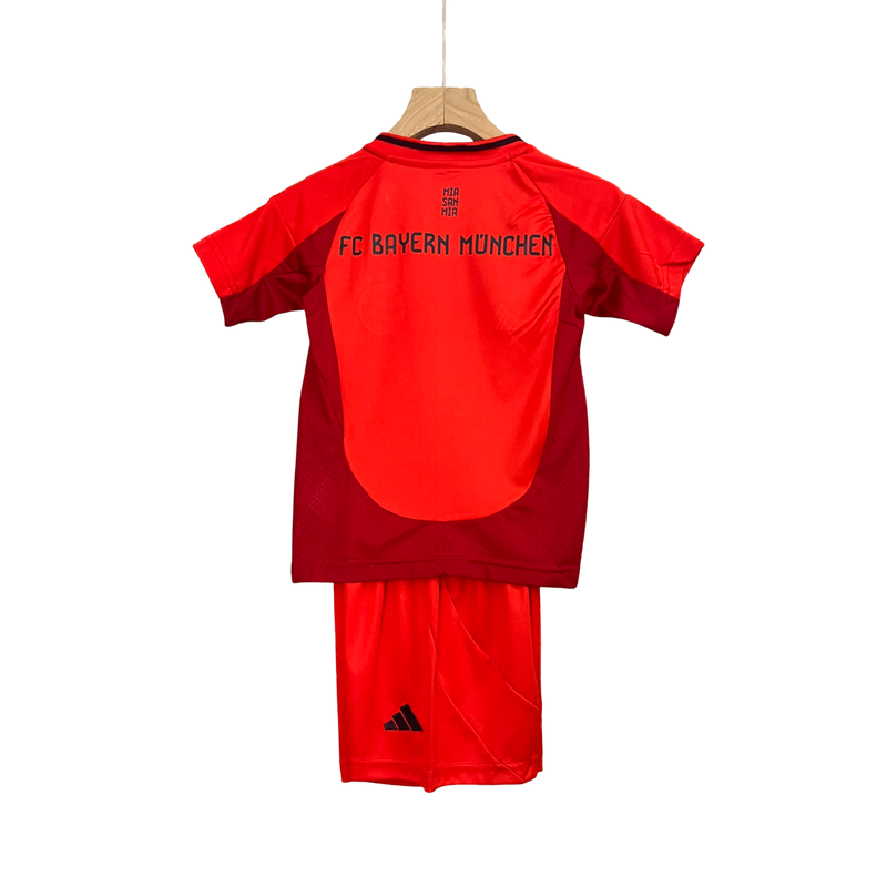 Conjunto Infantil Bayern de Munique Home 24/25 Adidas - Vermelha