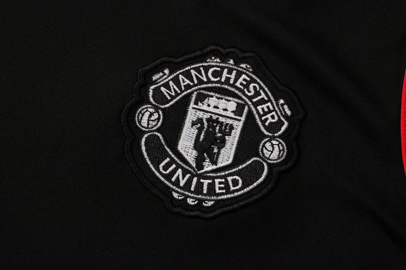 Manchester United T-Shirt Set - Black+Red