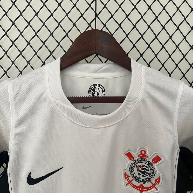 Camisa Corinthians Home 24/25 s/n° Torcedor Nike Feminina - Branca