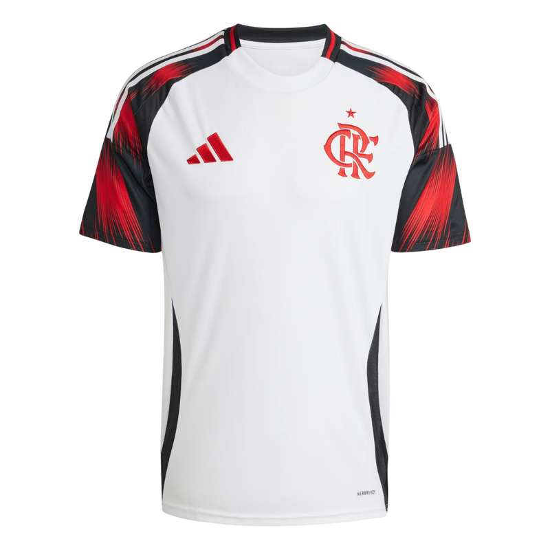 Camisa Flamengo Away 25/26 s/n° Torcedor Adidas Masculina - Branca