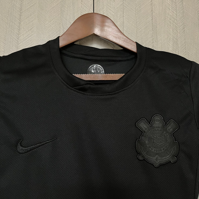 Camisa Corinthians Away 24/25 s/n° Torcedor Nike Feminina - Preta