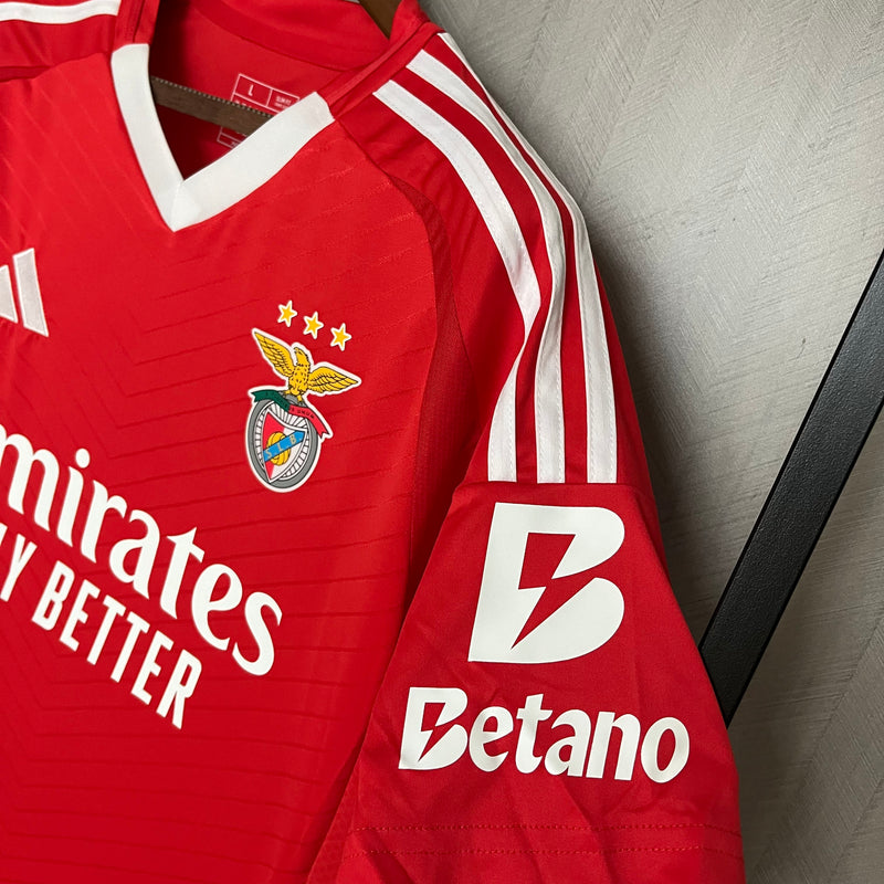 Camisa Benfica Home 24/25 Torcedor Adidas Masculina - Vermelha