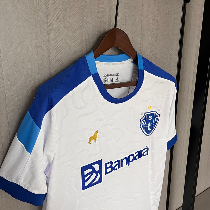 Camisa Paysandu Away 25/26 Torcedor Lobo Masculina - Branca