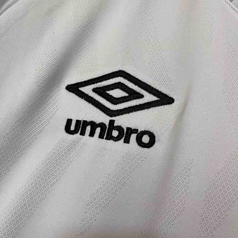 Camisa Santos Home 25/26 Torcedor Umbro Masculina - Branca
