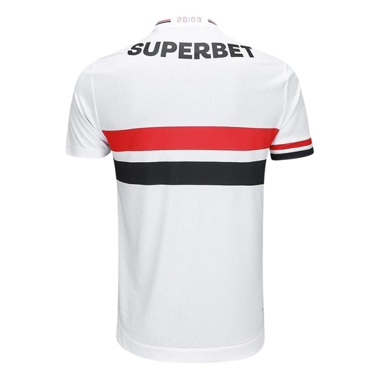 Camisa São Paulo Home 25/26 Jogador New Balance Masculina - Branca