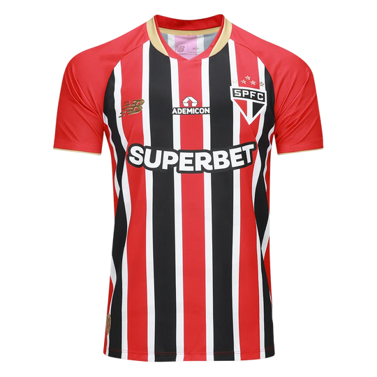 Camisa São Paulo Away 25/26 Jogador New Balance Masculina - Tricolor