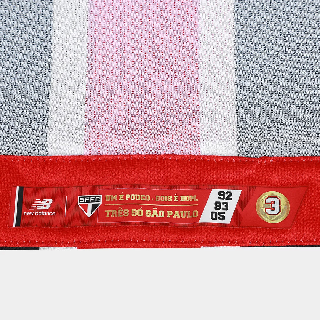 Camisa São Paulo Away 25/26 Jogador New Balance Masculina - Tricolor