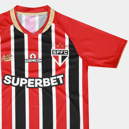 Camisa São Paulo Away 25/26 Jogador New Balance Masculina - Tricolor