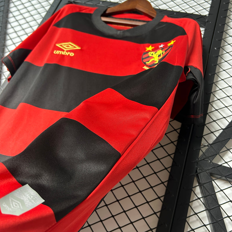 Camisa Sport Recife Home 25/26 Torcedor Umbro Masculina - Vermelha e Preta