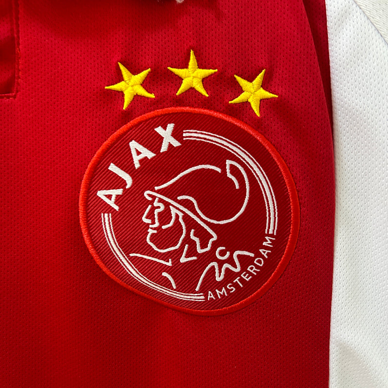 Camisa Ajax Home 24/25 Torcedor Adidas Masculina - Branca